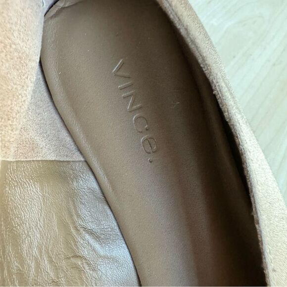 Vince Italian Satin Ballet Flats - Picture 4 of 8